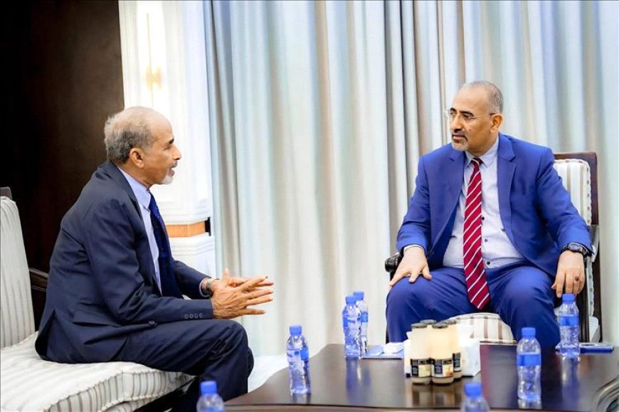 لقاء يبحث التطورات الأمنية والعسكرية في عدن بين الزبيدي والصبيحي