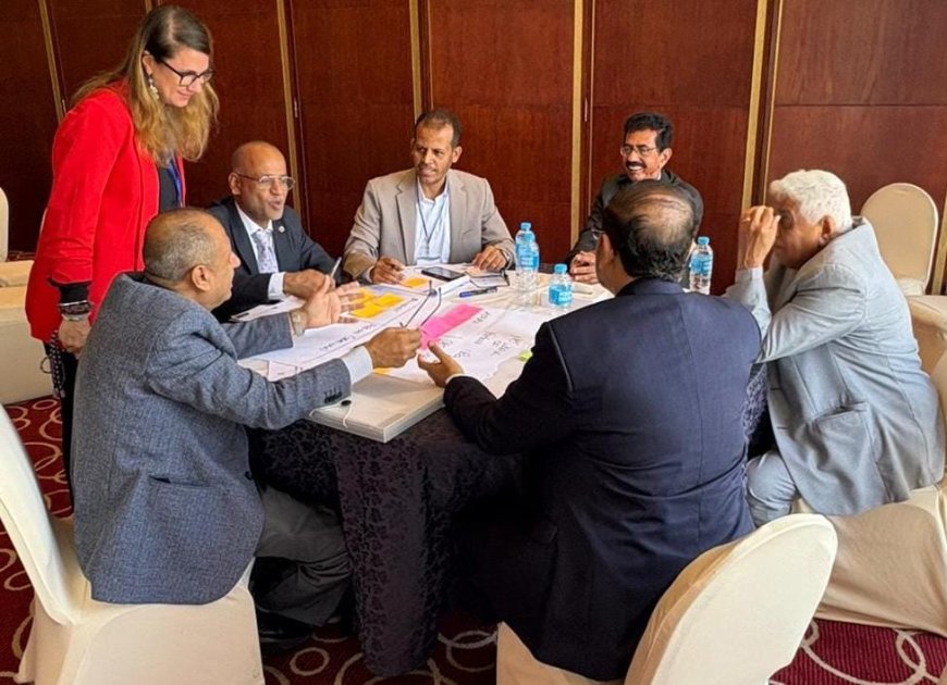 جامعة حضرموت تشارك في ختام دورة البُعد الدولي لمؤسسات التعليم العالي اليمنية بمصر