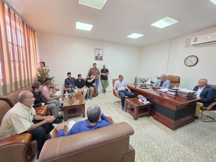 باذيب  يتفقد مقر شركة تيليمن بعدن ويشيد بمشاريع تطوير البنية التحتية