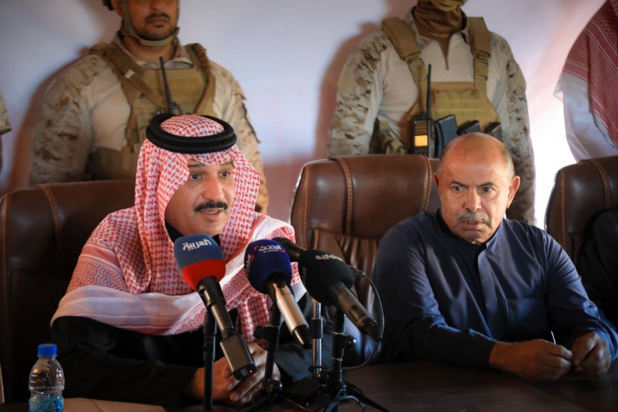 الوفد السعودي يلتقي مشايخ ووجهاء وأعيان الوادي والصحراء 