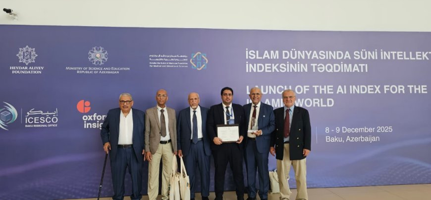 فوز مؤسسة حضرموت بجائزة حمدان بن راشد (الإيسيسكو) في أذربيجان