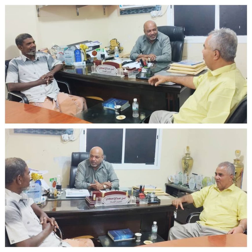 للمشاركة في بطولة الفقيد الجبلي لمنتخبات المحافظات بشبوة مسجدي يطلع على تحضيرات وترتيبات تشكيل منتخب ساحل حضرموت للكرة الطائرة