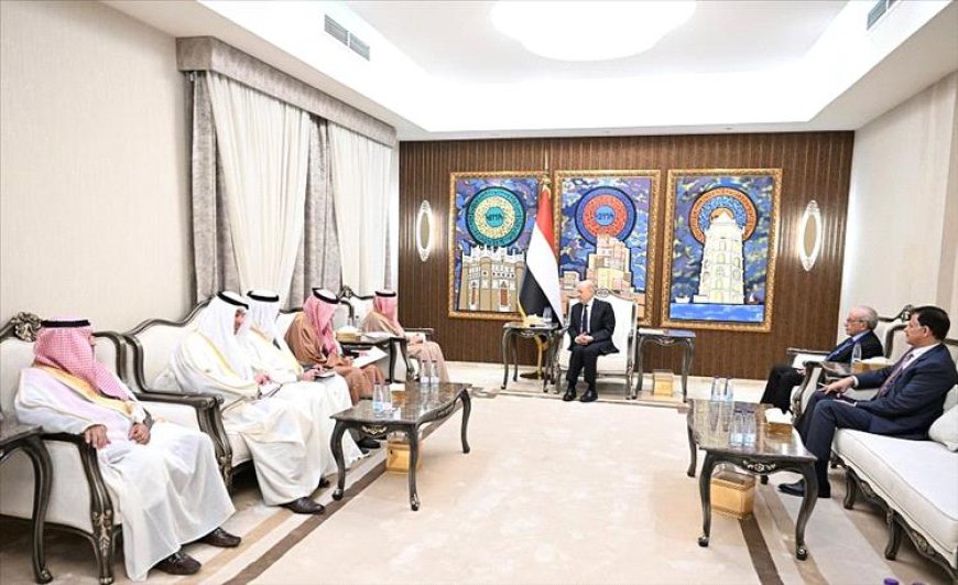 الرئيس العليمي يستقبل البديوي ويؤكد: استقرار اليمن ركيزة لأمن الخليج والقضية الجنوبية ستُحل