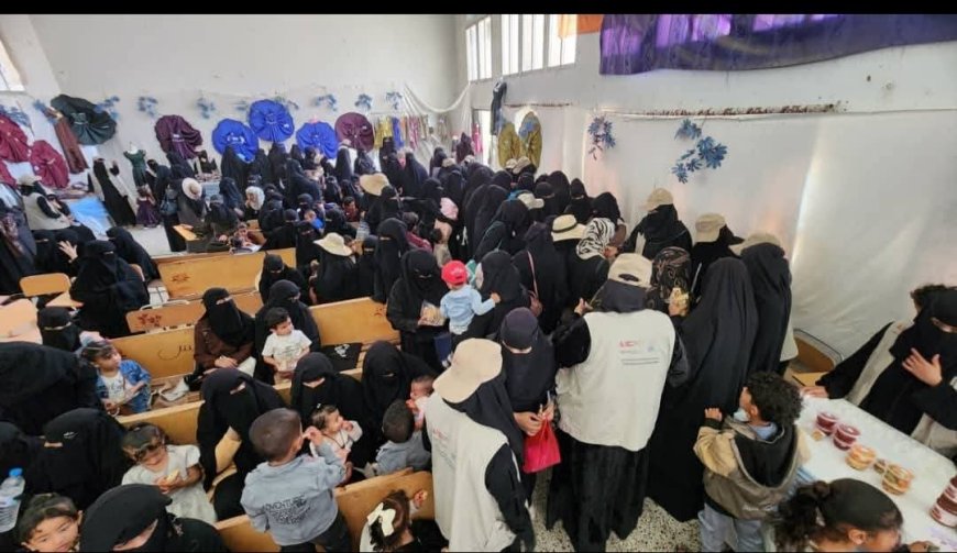 تعز.معرض تسويقي لمنتجات المتدربات في المعهد التقني الصناعي – التربة .