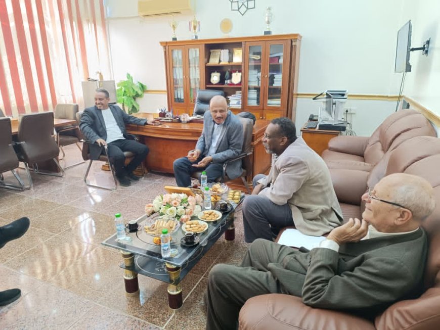 لمتابعة استعدادات امتحانات البورد.. وفد المجلس العربي للاختصاصات الصحية والطبية يزور كلية الطب بجامعة عدن 