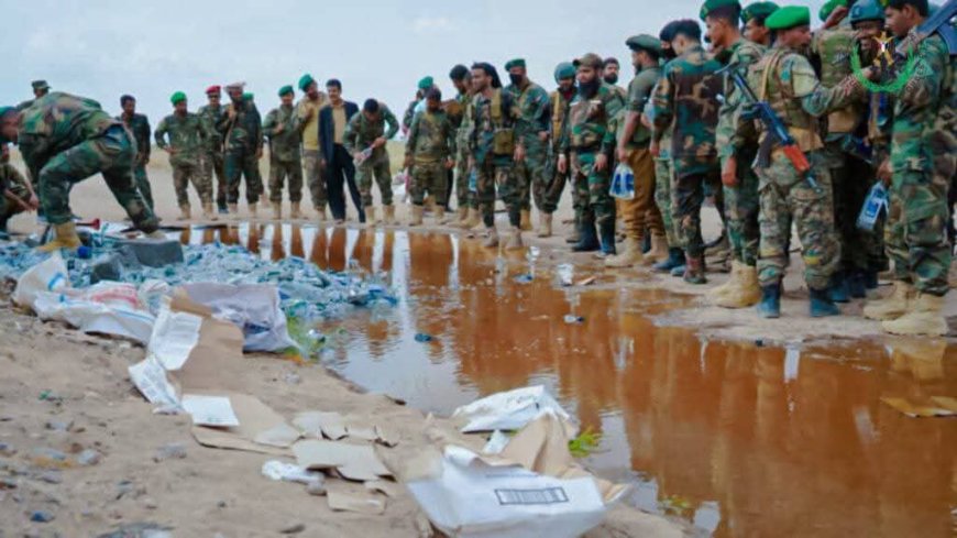 باشراف العميد الوالي.. إدارة مكافحة المخدرات بقوات الحزام الأمني تتلف (2795) قارورة وعلبة من الخمور المستوردة