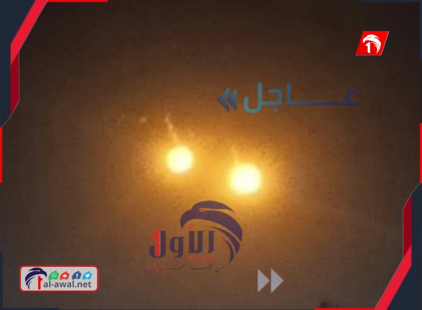 عاجل.. بعد ليلة مرعبة أول صورة للقنابل الضوئية التي القاها الطيران في حضرموت