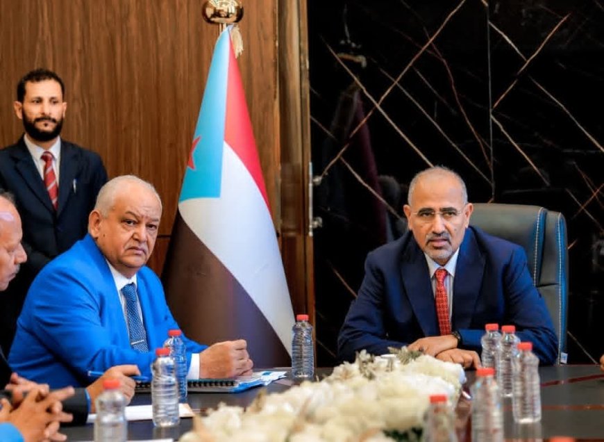 الرئيس الزُبيدي يطّلع على سير العمل في وزارتي الشؤون الاجتماعية والعمل والخدمة المدنية والتأمينات