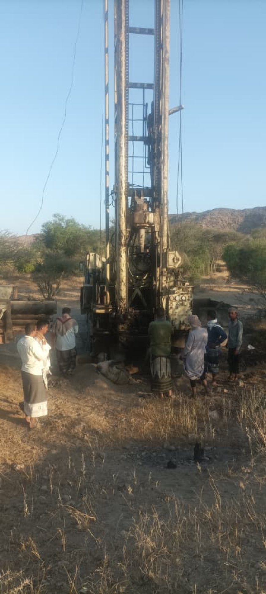 تدشين مشروع حفر بئر مياه قرية السلامية بلودر