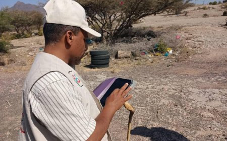 تواصل النزول الميداني لمسح ميزانية الأسرة 2026م في مديرية الشمايتين بمحافظة تعز