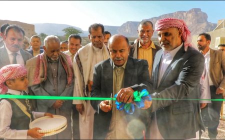 محافظ حضرموت يفتتح مقر مجلس حضرموت الوطني بمدينة سيئون 