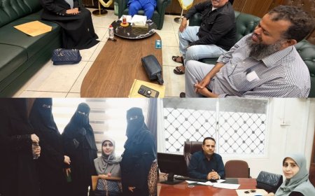 قيادة مكتب التربية والتعليم بالعاصمة عدن تتابع تظلمات المتعاقدين وتناقش كشوفات التوظيف مع وزارة الخدمة المدنية