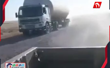 فيديو صادم لمسلحين يعترضون ناقلة غاز موجهين رسالة ترهيب للمحافظات الجنوبية!!.. تفاصيل