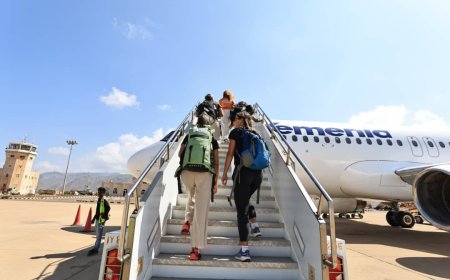 اليمنية تؤكد نجاح التشغيل الاستثنائي لرحلة سقطرى - جدة وجدولة رحلات تجارية في الفترة القادمة 