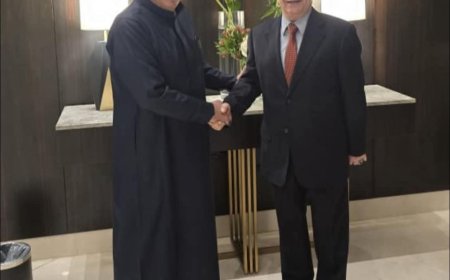 اللواء بن بريك يلتقي مستشار رئيس مجلس القيادة الرئاسي عبد العزيز المفلحي في الرياض