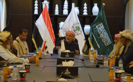 هيئة رئاسة مجلس حضرموت الوطني تعقد اجتماعها الأول بمدينة المكلا ..