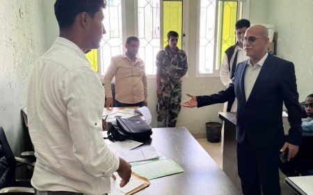 رئيس نيابة استئناف حضرموت يطّلع على مستوى الانضباط وسير العمل في النيابات الابتدائية بساحل المحافظة