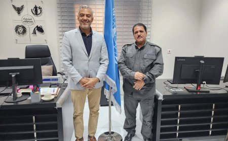 نائب مدير أمن العاصمة عدن يلتقي كبير مستشاري الأمن والسلامة للأمم المتحدة.