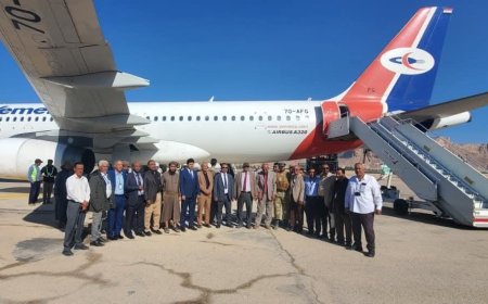 بحضور رئيس الهيئة.. استئناف تشغيل الرحلات الجوية عبر مطار سيئون الدولي