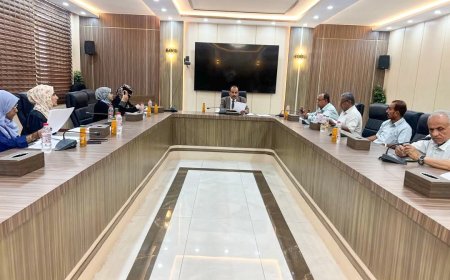 وكيل وزارة الزراعة والأسماك يترأس اجتماعًا مع منظمتي رؤيا أمل الألمانية ونهر للاستجابة الإنسانية لمناقشة تدخلاتهما في قطاع الزراعة