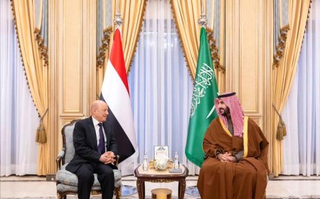بعد لقائه بالرئيس العليمي والمجلس الرئاسي.. الأمير خالد بن سلمان يزف بشرى لليمن