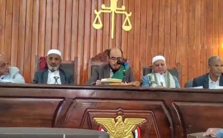 محكمة استئناف محافظة تعز تؤيد حكم الإعدام بحق مدانين اثنين بجريمة قتل وتقضي بحبس مدان ثالث