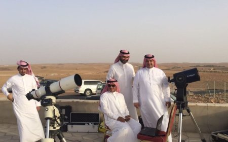 تعذر رؤية هلال شهر شعبان بمرصد «تمير» في المملكة العربية السعودية