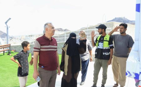 الجاوي يتفقد سير العمل في مشروع متنزه شلالات العقبة المعلا 