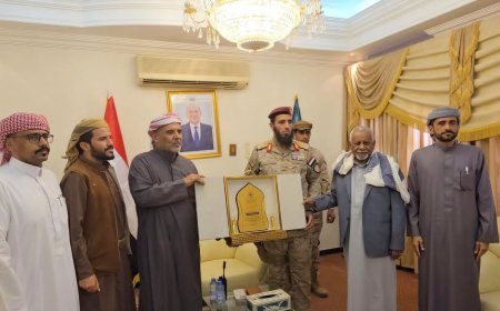 تكريم اللواء عمار طامش: تقديراً لجهوده الأمنية والعسكرية في حضرموت
