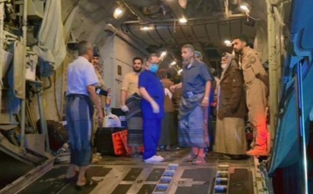 نقل مصابي تفجير موكب العميد حمدي شكري الى الرياض بطائرة طبية مجهزة