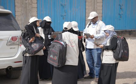 الجهاز المركزي للإحصاء يدشّن النزول الفعلي الميداني للباحثات في مسح ميزانية الأسرة في المحافظات المحررة