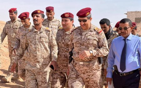 نائب رئيس هيئة الاستخبارات والاستطلاع يتفقد منفذ الوديعة ويطّلع على مستوى الجاهزية الأمنية والخدمية