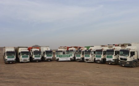 وصول قافلة إغاثية طارئة إلى مأرب مقدمة من مركز الملك سلمان للإغاثة