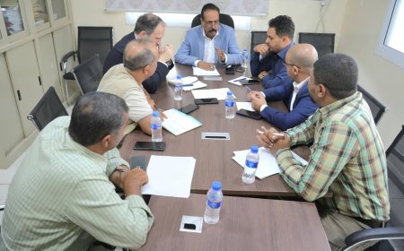 صندوق صيانة الطرق وUNOPS يناقشان احتياجات الطرق واستلام مشروع شارع الخمسين الممول يابانياً