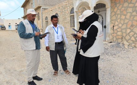 الجهاز المركزي للإحصاء يواصل النزول الميداني الفعلي للباحثات في مسح ميزانية الأسرة بمحافظتي حضرموت وسقطرى