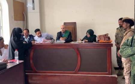 محكمة الميناء الابتدائية تصدر حكمًا بالإعدام قصاصًا في قضية قتل بمدينة عدن