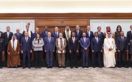 رئيس وزراء الهند يستقبل رؤساء الوفود العربية بحضور مصطفى نعمان