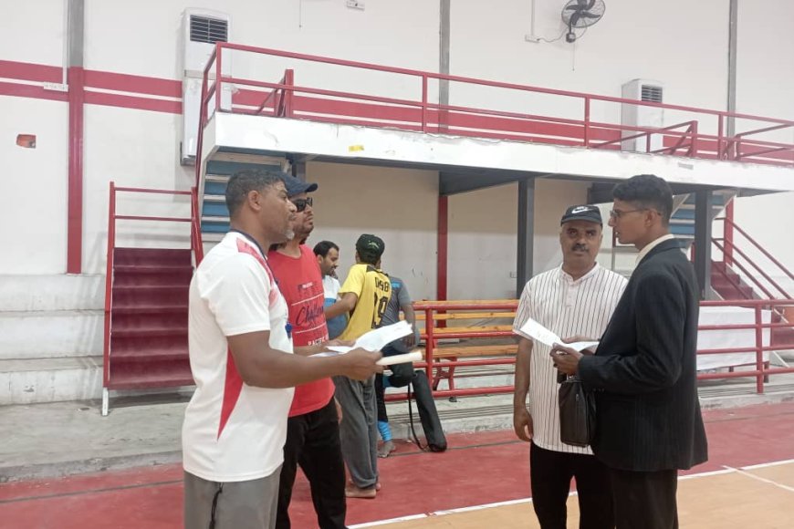 ورئيس الإعلام الرياضي بالساحل يزور المعسكر* .