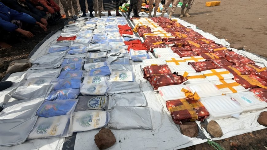 إحباط عملية تهريب قبالة باب المندب  وضبط قرابة ربع طن من المخدرات