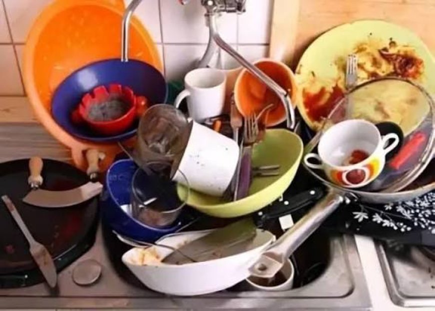 تحذير لكِ .. إياكِ وترك الصحون منقوعة في حوض المطبخ طوال الليل