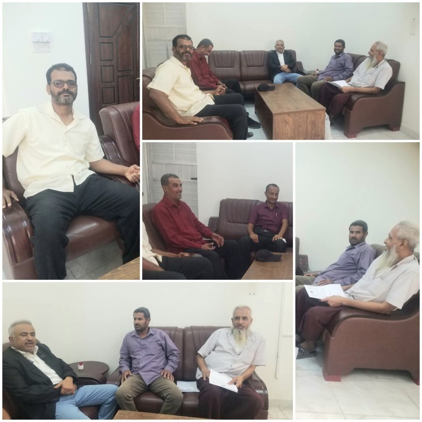 الشكلية يرأس اجتماعا لمناقشة وضع معهد تدريب المهن بمنطقة فقم