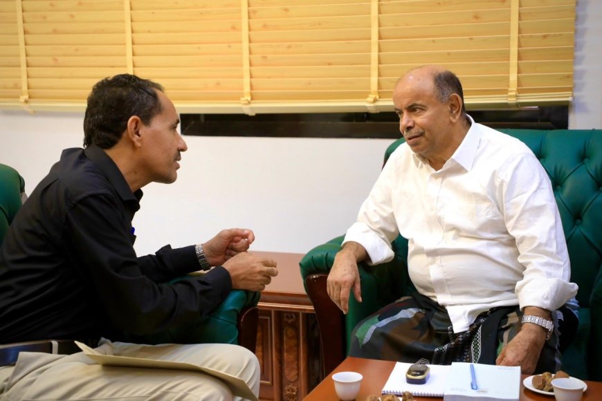 محافظ حضرموت يُثمّن جهود المركز الوطني لنقل الدم ويؤكد دعم السلطة المحلية لاستمرار خدماته