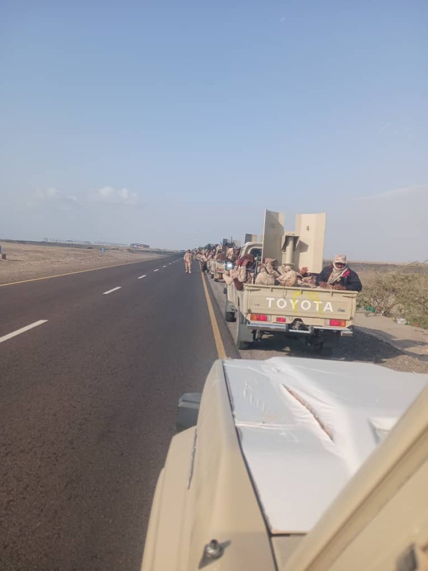 عاجل وبالفيديو.. وصول اللواء الرابع (درع الوطن) إلى العاصمة المؤقتة عدن