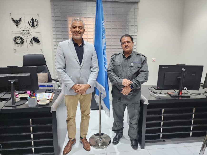 نائب مدير أمن العاصمة عدن يلتقي كبير مستشاري الأمن والسلامة للأمم المتحدة.