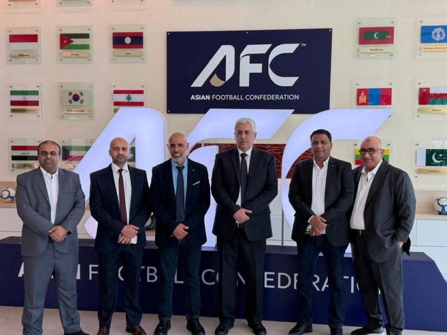 وفد الاتحاد اليمني لكرة القدم يناقش تعزيز التعاون مع المختصين بالاتحاد الآسيوي