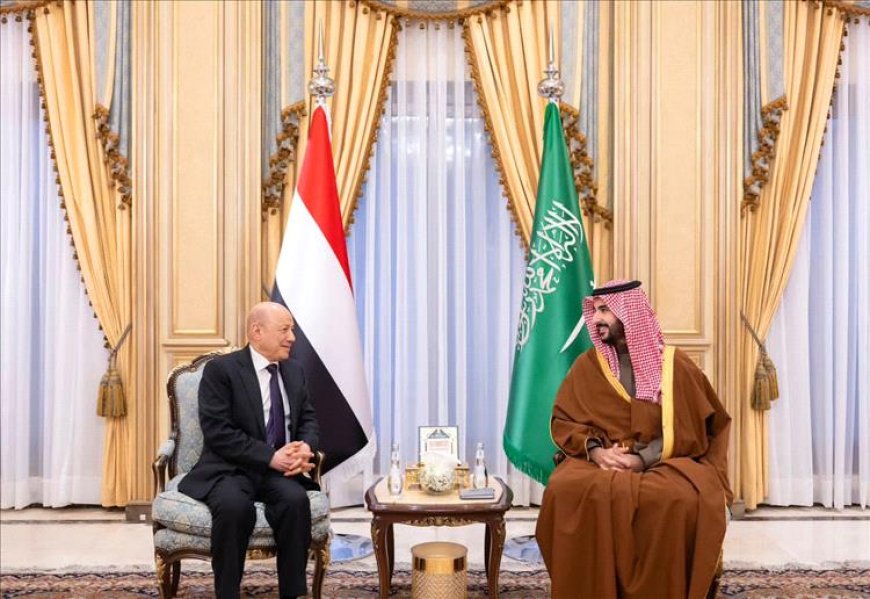 بعد لقائه بالرئيس العليمي والمجلس الرئاسي.. الأمير خالد بن سلمان يزف بشرى لليمن