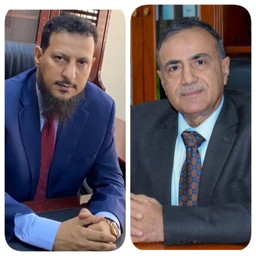 رئيس جامعة عدن يهنئ عبدالرحمن شيخ بتعيينه وزير دولة محافظًا لمحافظة عدن