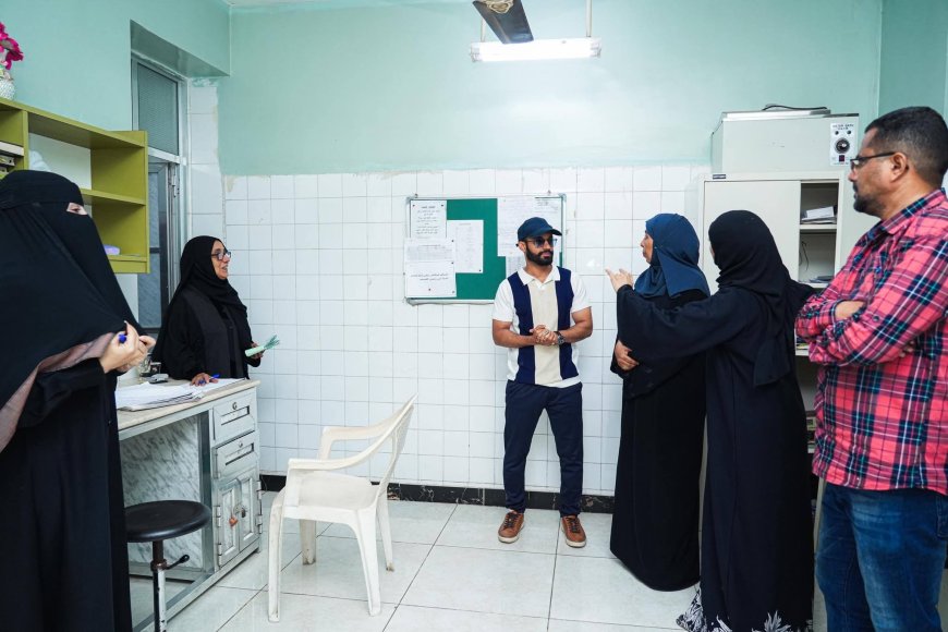 مدير صيرة يتفقد مستوى الخدمات المقدمة في المراكز الصحية بالمديرية
