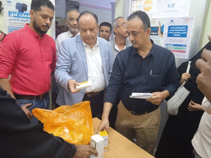 الشعبي يدشن المخيم الطبي المجاني الأول لمرضى الصرع في مستشفى الأمراض النفسية بعدن