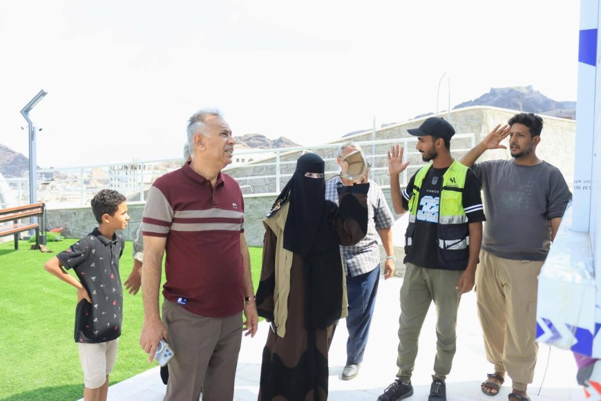 الجاوي يتفقد سير العمل في مشروع متنزه شلالات العقبة المعلا 